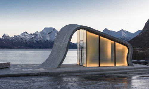 En el norte de Noruega: ¿los baños más lindos del mundo? 